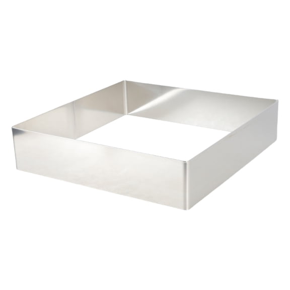 Stainless Steel Square Cake Rings Mousse Cake Baking Mold Dessert Ring Pastry Mould Cake Decorating Tool Easy to Clean