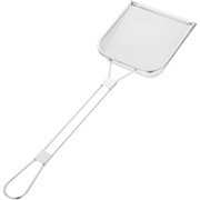 Stainless Steel Square Fine Mesh Skimmer with Long Handle, Frying Strainer Scoop for Oil, Soup and Fried Food