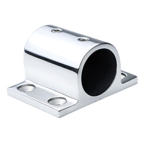 Stainless Steel Square Post Base Bracket Holder for Boat Deck Railing Yacht Handrail Fittings Marine Hardware Accessory