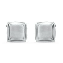 Stainless Steel Square Top Cuff Links