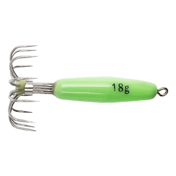 Stainless Steel Squid Hook 12 Needle Glowing Night Fishing Lure Realistic Swimming Motion Secure Metal Connectors