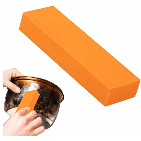 Stainless Steel Stain Remover - Rubber Rust Cleaner, Scratches Removal Eraser | Rust and Limescale Cleaning Sponge Rust Removal Block, Magic Dirt Decontamination Scrubber for Kitchen Surfaces