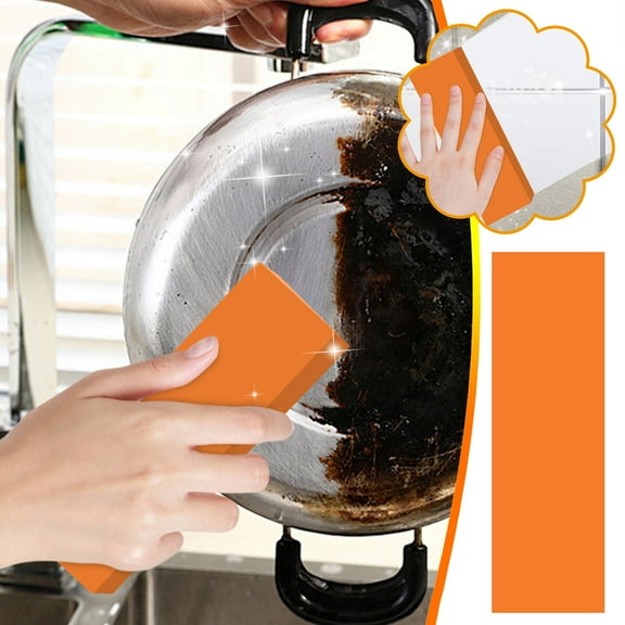 Stainless Steel Stain Remover, Rust Water Stain Cleaner, Multifunctional Eraser, Dry Wet Wipe, Reusable, Household Kitchen Bathroom, No Scratch