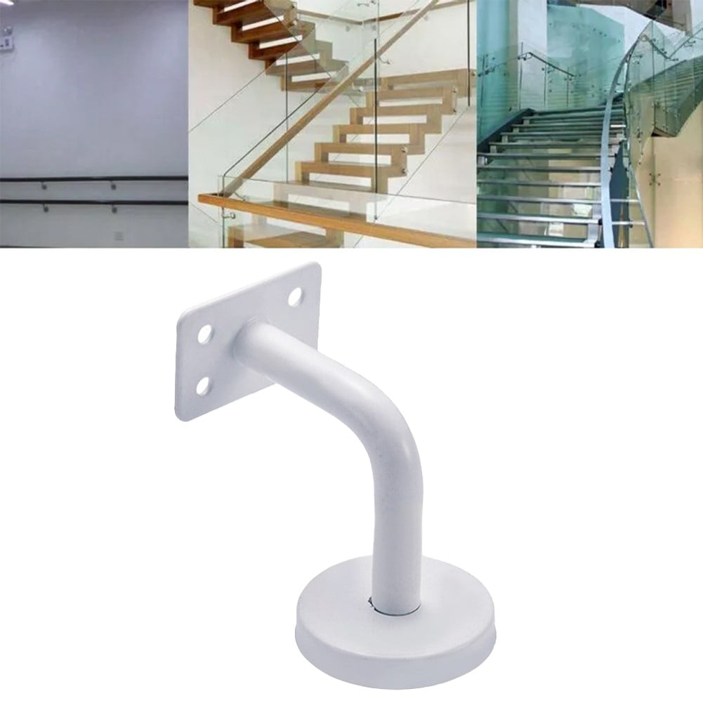 Stainless Steel Stair Handrail Bracket Stent Wall Support Flat Arc