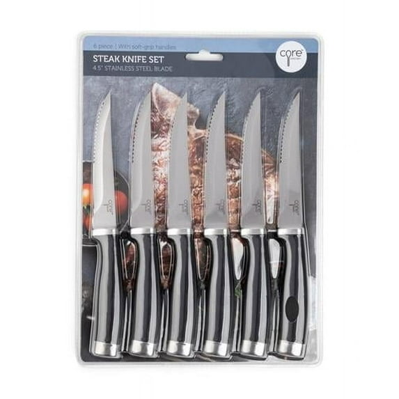 Stainless Steel Steak Knife Set - 6 Piece