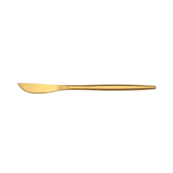 Stainless Steel Steak Knife Western Style Table Knife Serrated Edge Flatware for Home Kitchen Restaurant Use Durable Design