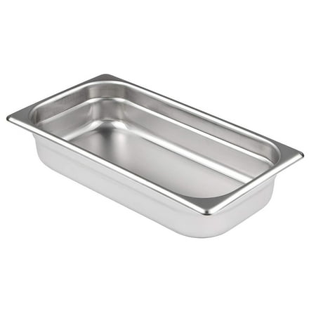Stainless Steel Steam Pan Third 4"
