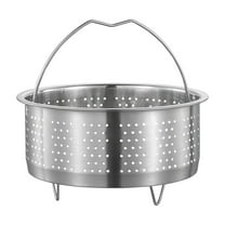 Stainless Steel Steamer Basket for Pot, Vegetable Steamer Basket Insert Steaming Rack with Handle, Vegetables Strainers and Colanders for Home Kitchen Cooking