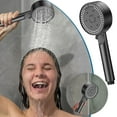 Stainless Steel Steamer High Pressure 8 Mode Handheld Shower Head