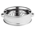 thumbnail image 1 of Stainless Steel Steamer Hot Pot Steam Food Steaming Tray Kitchen Cookware 16cm Steamer, 1 of 7