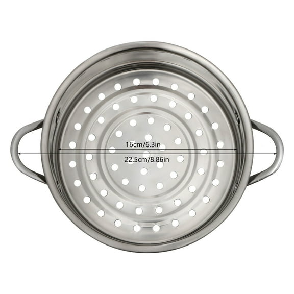 Stainless Steel Steamer Pot Cooking Pots Cake Rack Cooling Rack for Cooking Roasting Baking 6.3*2.36in