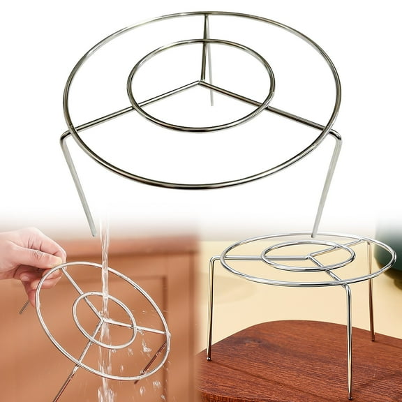 Stainless Steel Steamer Rack - 3-in-1 Cooking Rack for Instant Pot, Air Fryer & Pressure Cooker | Multi-Purpose Trivet & Food Stand with Handles (9.5 Inch) Clearance