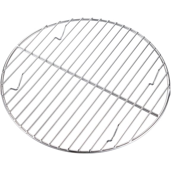 Stainless Steel Steamer Rack -Casewin Multi-Purpose Round Cooling Rack for Baking, Canning, Cooking, Steaming, Lifting Food in Pots, Pressure Cooker, Steamer and Oven (9.5 inch)