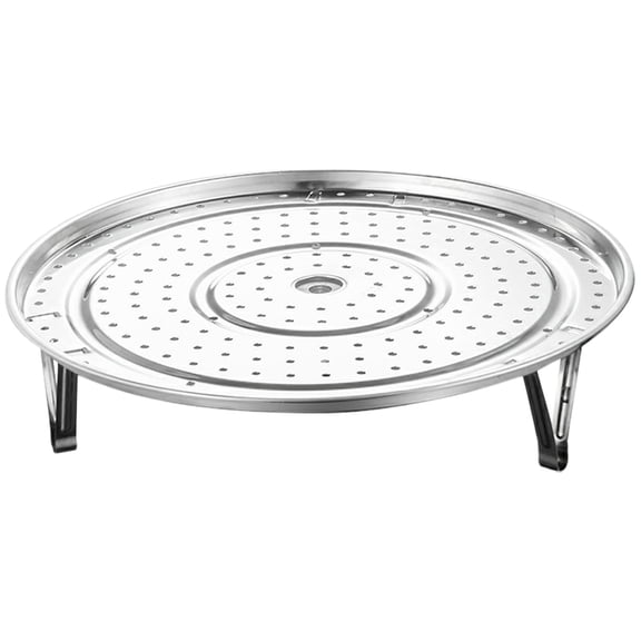 Stainless Steel Steamer Rack Pot Insert - Steaming Plate Basket for Vegetables, Tamales, Fish, Eggs, and More, 7.09"