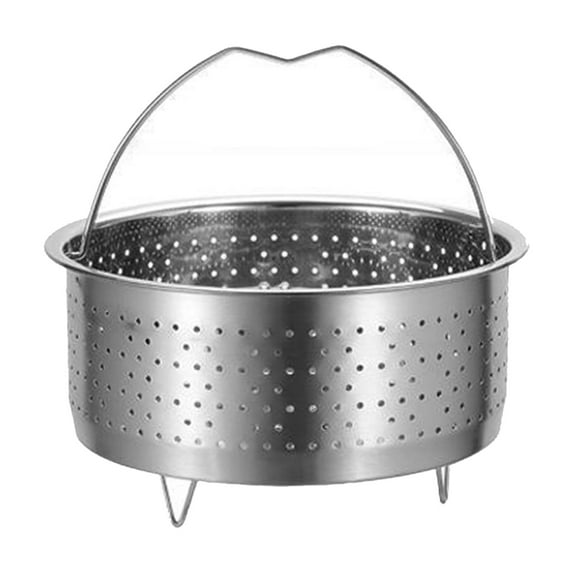 Stainless Steel Steamers Insert Steaming Tray with Heat Resistant Handle Replacement Vegetable Steamers Basket
