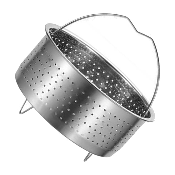 Stainless Steel Steamers Insert Steaming Tray with Heat Resistant Handle Replacement Vegetable Steamers Basket
