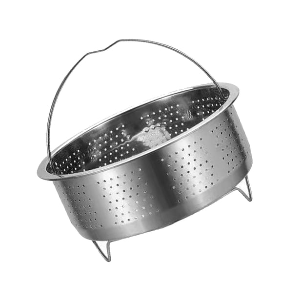 Stainless Steel Steamers Insert Steaming Tray with Heat Resistant Handle Replacement Vegetable Steamers Basket