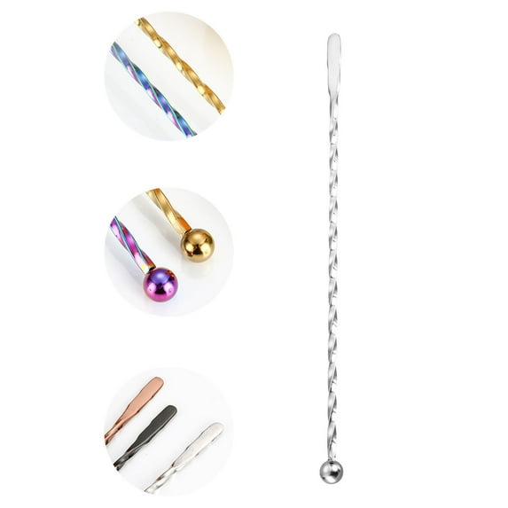 Stainless Steel Stirring Rod Cocktail Mixing Rod, Xinsrenus Under $5! Stainless Steel Stirring Rod Cocktail