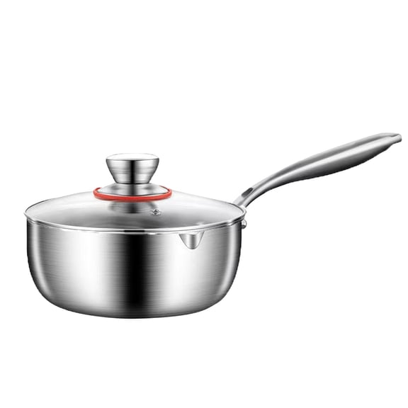 Stainless Steel Stockpot And Saucepan With Lid Induction Compatible Cookware For All Stovetops Durable Dishwasher Kitchen Pot