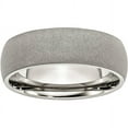 thumbnail image 1 of Stainless Steel Stone Finish 7mm Band, 1 of 10