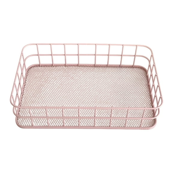 Stainless Steel Storage Basket for Kitchen and Home Organization, Deepened Capacity for Fruits, Vegetables, and Accessories, Ventilated Design, Multi-Purpose Desktop Storage, Pack of 1