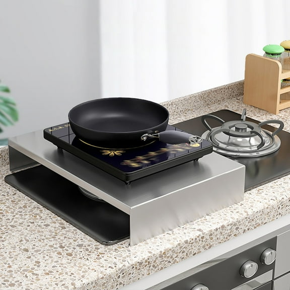 Stainless Steel Stove Top Protector Cover 30x40cm - Durable, Easy-to-Clean, Scratch-Resistant, Simple Installation, Heavy Duty, Perfect Fit for Kitchen Stovetop
