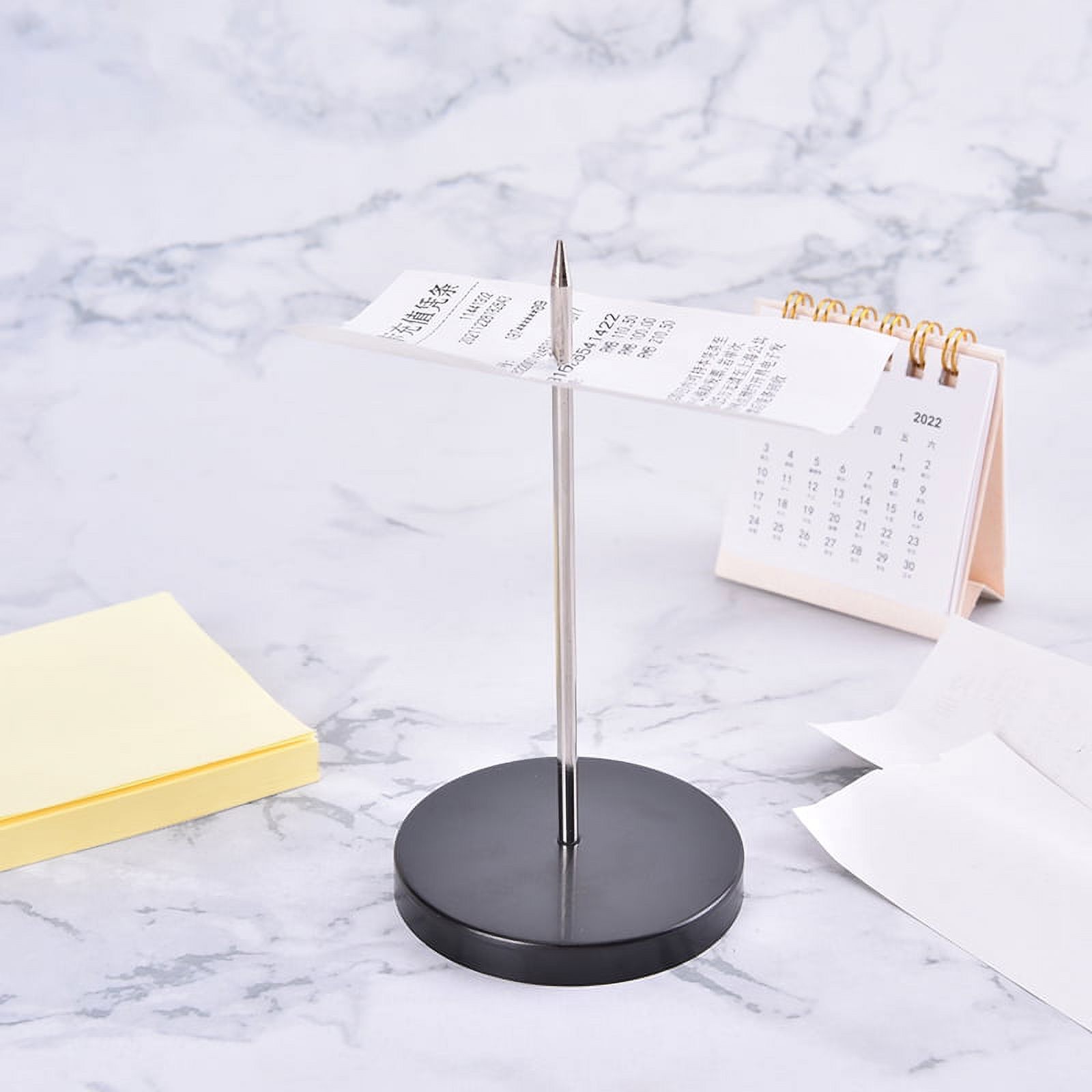 Stainless Steel Straight Rod Paper Memo Holder Spike Stick for Bill