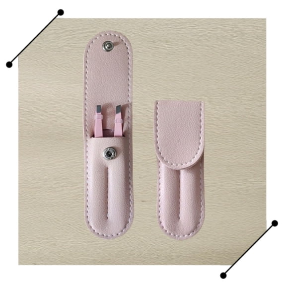 Stainless Steel Straight and Slant Tip Eyebrow Tweezers for Eyelash and Beard Plucking Beauty Tools