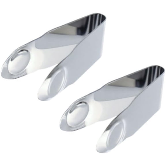 Stainless Steel Strawberry Huller Fruit Stem Remover Home Kitchen Tools for Cherry Tomato, 2.8 * 1,Silver, 2Pcs