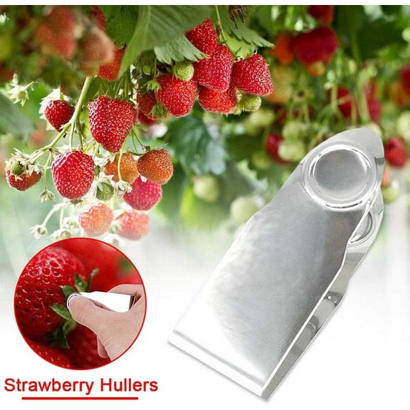 Stainless Steel Strawberry Huller Remover Corer Kitchen Tool Fruit Gadget