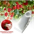 thumbnail image 1 of Stainless Steel Strawberry Stem Remover | Handheld Fruit Huller Tool | Sharp Rust-Resistant Blade | Ergonomic Grip | Precision Hull Extraction | Dishwasher Safe | 1 Piece, 1 of 7