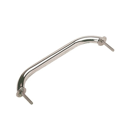 Stainless Steel Stud Mount Flanged Hand Rail w/Mounting Flange - 18" | Bundle of 2