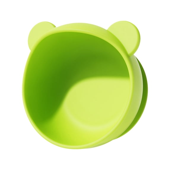 Stainless Steel Suction Bowl Green PRYESS, Suction Bowl Non-Slip Bowl Baby Feeding Bowl for Feeding, Baby, Snack, Bowl