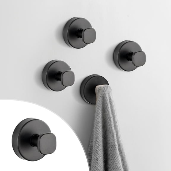 Stainless Steel Suction Cup Hook | No Drill Wall Hook for Shower, Bathroom & Kitchen | Heavy Duty Towel & Robe Hook for Glass, Tile & Mirrors | Wreath & Garland Hanger for Windows & Doors