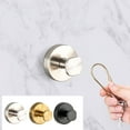 thumbnail image 1 of Stainless Steel Suction Cup Hook | No Drilling Required Heavy Duty Towel Hanger for Bathroom, Shower, Door, Window, Tile | Removable, Rustproof, 11lb Capacity, Square Tip | 2.36" Modern Decorative, 1 of 9