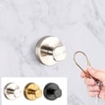 thumbnail image 1 of Stainless Steel Suction Cup Hooks, Heavy Duty No-Drill Shower Hooks for Towels, 11 lbs Capacity Metal Hooks for Bathroom Kitchen Front Door, Garland Hooks for Glass Tile Mirror, Home Organizer, 1 Pc, 1 of 10