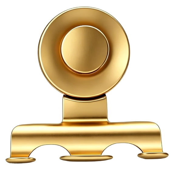 Stainless Steel Suction Cup Razor and Shaver Holder for Shower Wall, Reusable Damage-Free Suction Hook for Towel Loofah and Razor, Shower Organizer Holder for Bathroom Storage and Organization,Gold