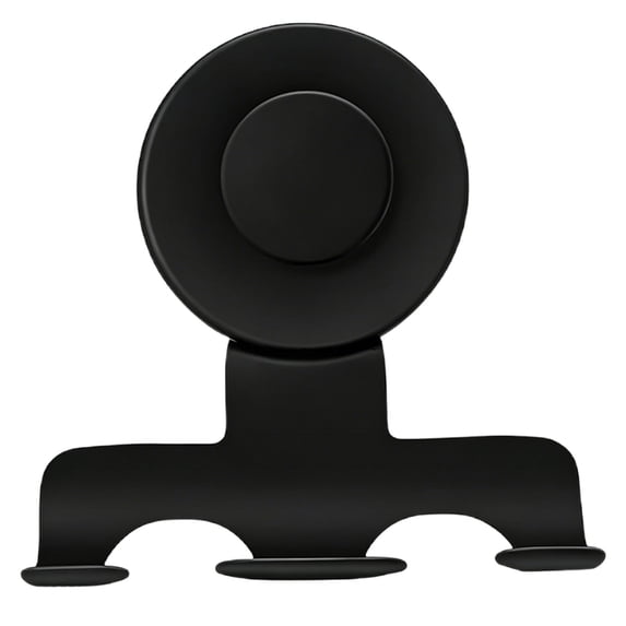 Stainless Steel Suction Cup Razor and Shaver Holder for Shower Wall, Reusable Damage-Free Suction Hook for Towel Loofah and Razor, Shower Organizer Holder for Bathroom Storage and Organization,Black