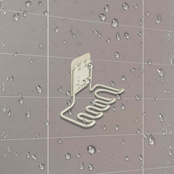 Stainless Steel Suction Cup Toothpaste Storage Rack, Multifunctional Wall Mounted, Kitchen Bathroom Toothbrush Shaving Organizer, Sturdy, Easy To Install, Safe