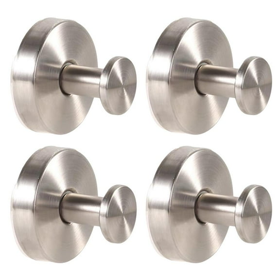 Stainless Steel Suction Hook, 15 lb Weight Capacity for Holiday Wreaths, Mounts on Glass or Tile Without Damage