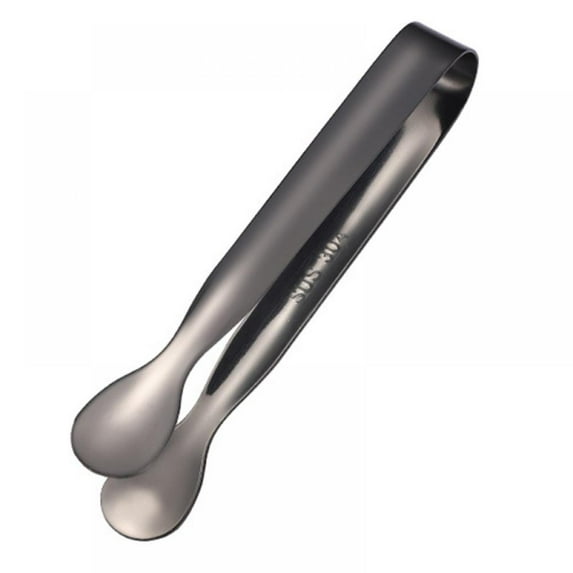 Stainless Steel Sugar Cube Clip Gold-plated Round Head Small Ice Clip Hot Towel Sugar Clip Hotel Supplies 304 Ice Clip Ice Tongs