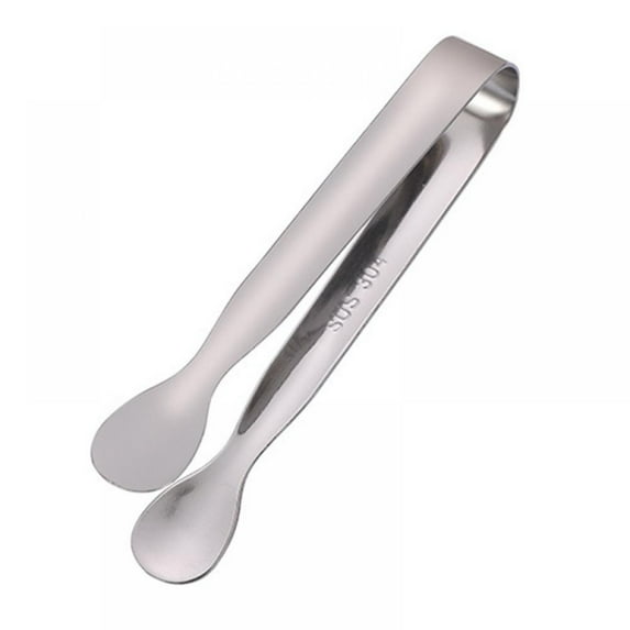Stainless Steel Sugar Cube Clip Gold-plated Round Head Small Ice Clip Hot Towel Sugar Clip Hotel Supplies Ice Clip Ice Tongs
