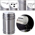 thumbnail image 1 of Stainless Steel Sugar Shaker Dispenser With Pour Spout Rotating Lid Seasoning Sprinkler Jar For Cooking Barbecue Pepper Shaker Bottle,BBQ Tool,Seasoning Organizer,Grey,1PC, 1 of 7