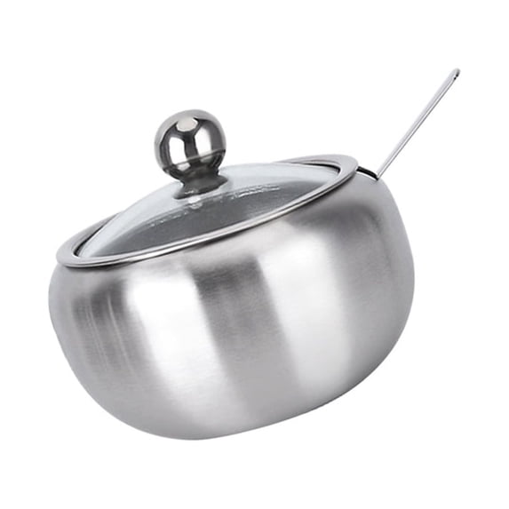 Stainless Steel Sugar Storage Container with Lid, Kitchen Dispenser ...