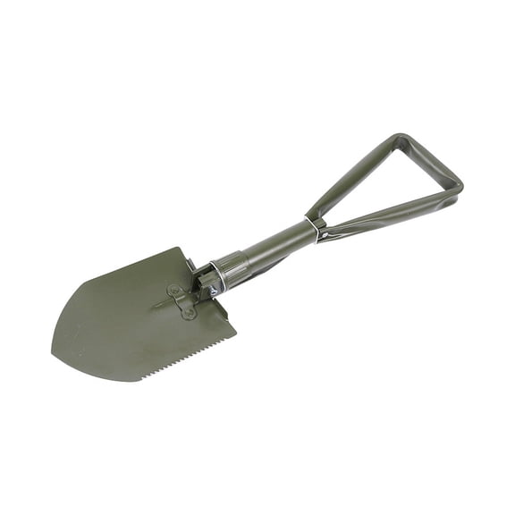 Stainless Steel Survival Shovel, Heavy-Duty Folding Tactical Spade with 15+ Functions, Multi-Tool for Camping, Hiking & Backpacking, Portable Emergency Entrenching Tool for Outdoor Survival and Adven