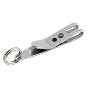 Stainless Steel Suspension Pocket Clip Holder with Keychain Outdoor Belt Clip Multifunction Suspension Tool
