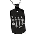 thumbnail image 1 of Tioneer Stainless Steel Svefnthorn Volsungs Viking Norse Engraved Dog Tag Pendant Necklace, 1 of 1
