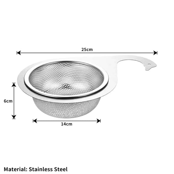 Stainless Steel Swan Sink Strainer Basket Removable Goosehead Storage Drainage Basket Goosehead Hanging Wet & Dry Drainage Racks