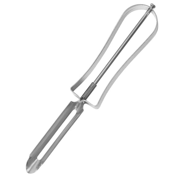 Stainless Steel Swivel Potato Carrot Hand Peeler,“Old-School” Professional Vegetable Potato Carrot Peeler,Food Fruit Vegetable Cutter Kitchen Tools,Stainless Steel-bod,Silver,5.91x1.02x0.93"