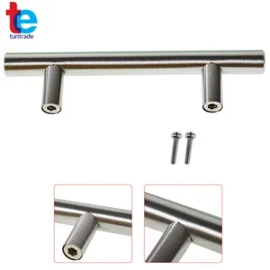 Stainless Steel T Bar Pulls Kitchen Cabinet Door Handles Drawer 30Pcs X 5"
